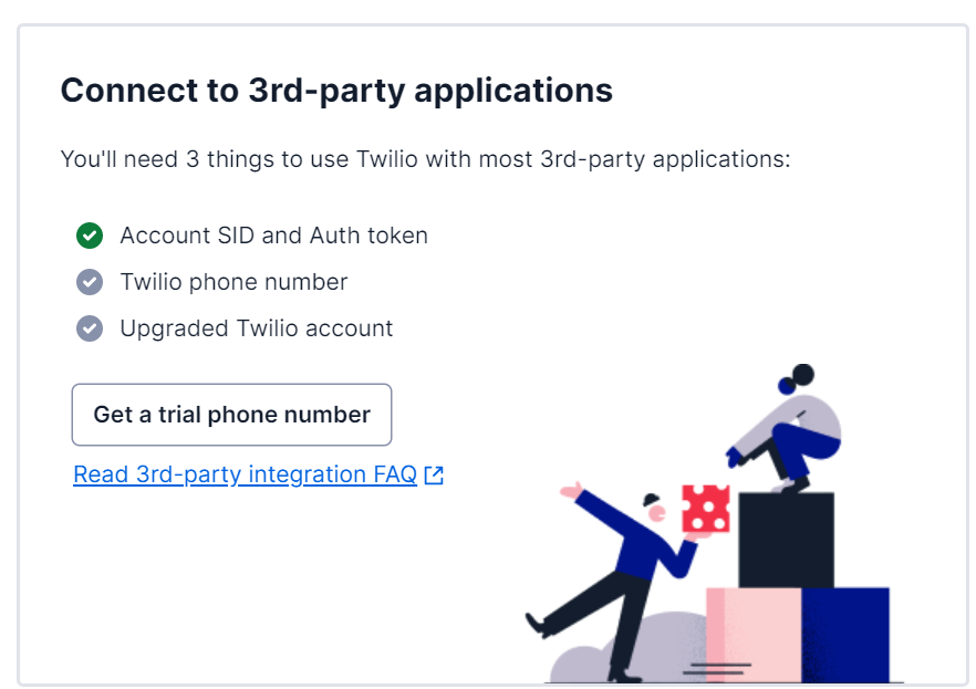 Getting the Twilio number