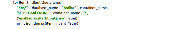 querying the items of a container 