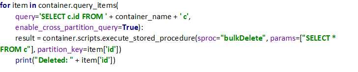 Stored Procedure from a Python script